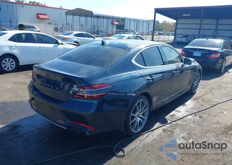 2022 Genesis G70 2.0T Rwd from USA, damaged, VIN KMTG34TA9NU103159
